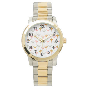 Reloj De Pulsera Plata y oro