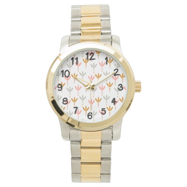 Reloj De Pulsera Plata y oro (Anverso)