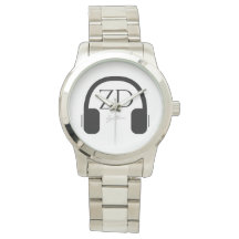 Reloj de pulsera plateado estilo grande unisex