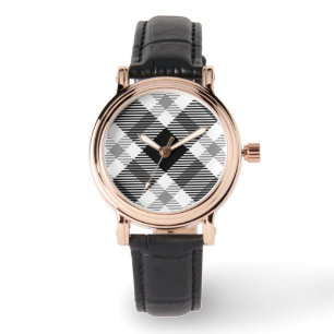 Reloj De Pulsera platillo blanco y negro