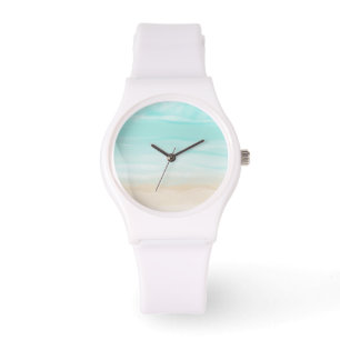 Reloj De Pulsera Playa Abstracta Moderna