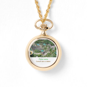 Reloj De Pulsera playa de agua océano playa añadir nombre de sitio 