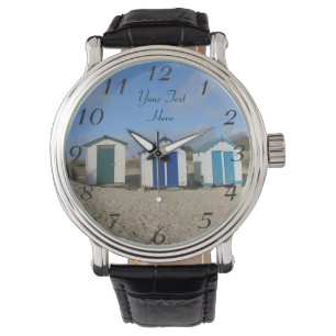 Reloj De Pulsera playa del inglés de la arena de los cielos azules