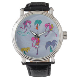 Reloj De Pulsera Playa Flamingo