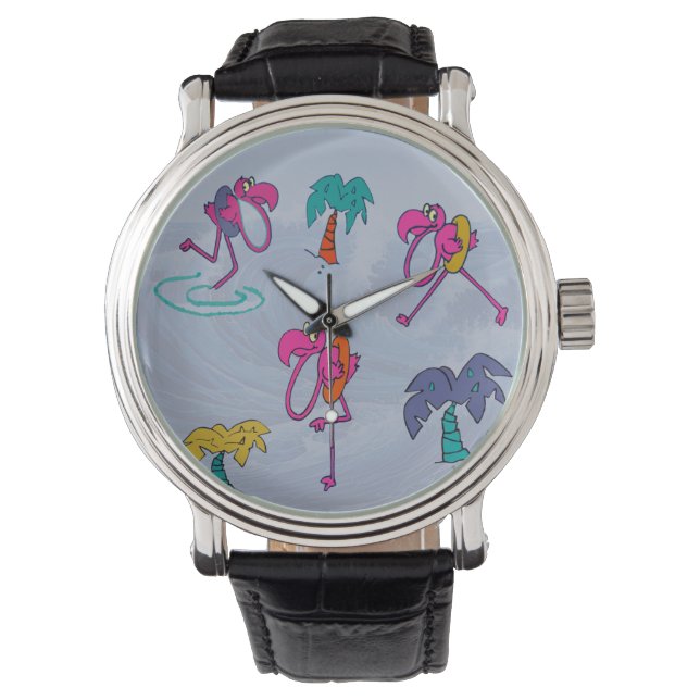 Reloj De Pulsera Playa Flamingo (Anverso)