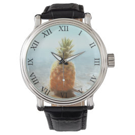 Reloj De Pulsera Playa Luminosa de piña