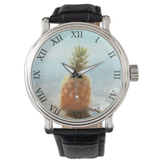 Reloj De Pulsera Playa Luminosa de piña