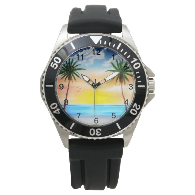 Reloj De Pulsera Playa Sunrise (Anverso)