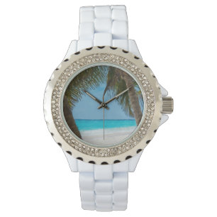 Reloj De Pulsera Playa Tropical