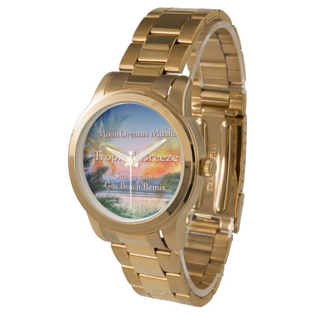 Reloj De Pulsera Playa Tropical Breeze Goa (Angular)