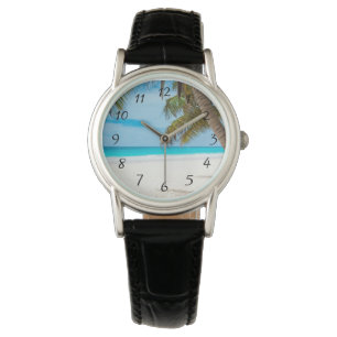 Reloj De Pulsera Playa Turquesa Tropical