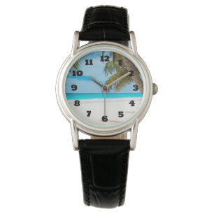 Reloj De Pulsera Playa Turquesa Tropical
