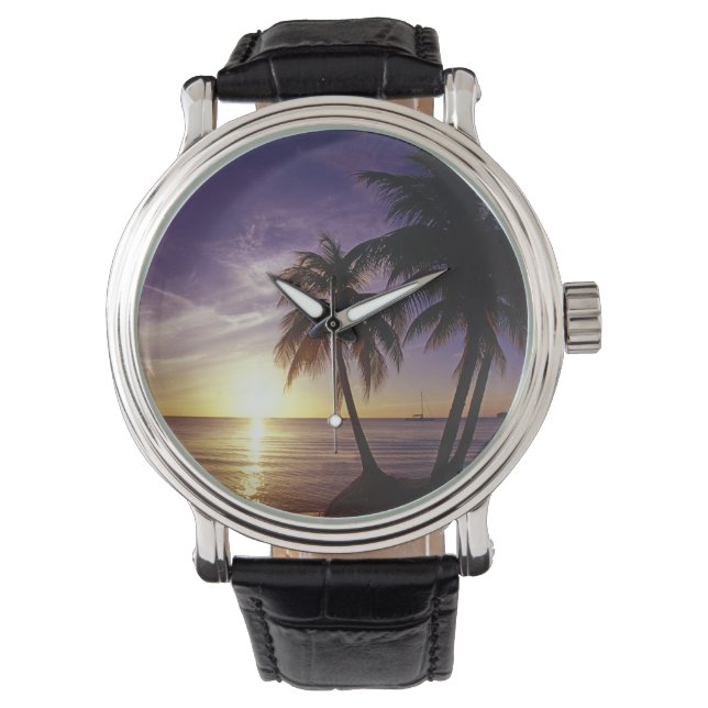 Reloj De Pulsera Playas de Negril, Jamaica 3 (Anverso)