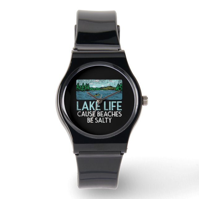 Reloj De Pulsera Playas Salty de Lake Life (Anverso)