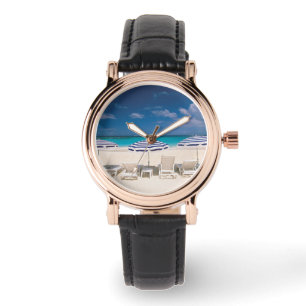 Reloj De Pulsera Playas tropicales Anguila Tropical Beach