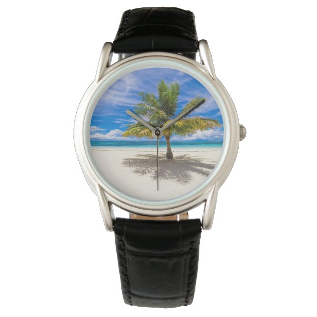 Reloj De Pulsera Playas tropicales | Bora Bora, Polinesia Francesa (Anverso)