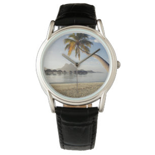 Reloj De Pulsera Playas tropicales   Casas de playa, Bora Bora
