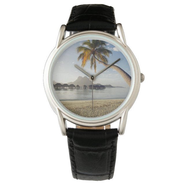 Reloj De Pulsera Playas tropicales | Casas de playa, Bora Bora (Anverso)