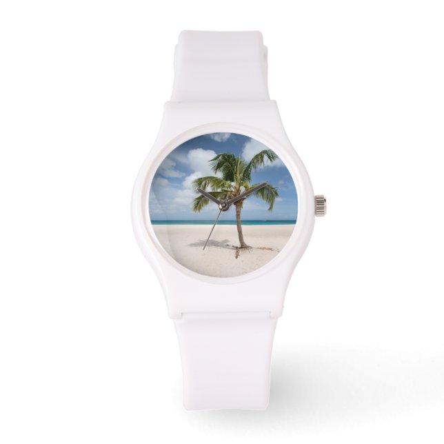Reloj De Pulsera Playas tropicales | Eagle Beach, Aruba (Anverso)