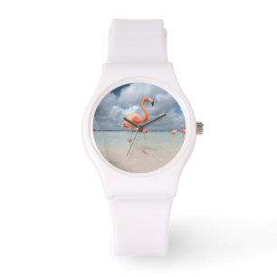 Reloj De Pulsera Playas tropicales   Playa Flamingos, Aruba