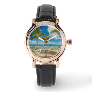 Reloj De Pulsera Playas tropicales   Playa Kuau Cove, Maui Hawaii
