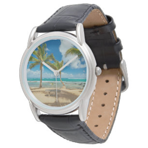 Reloj De Pulsera Playas tropicales   Playa Kuau Cove, Maui Hawaii