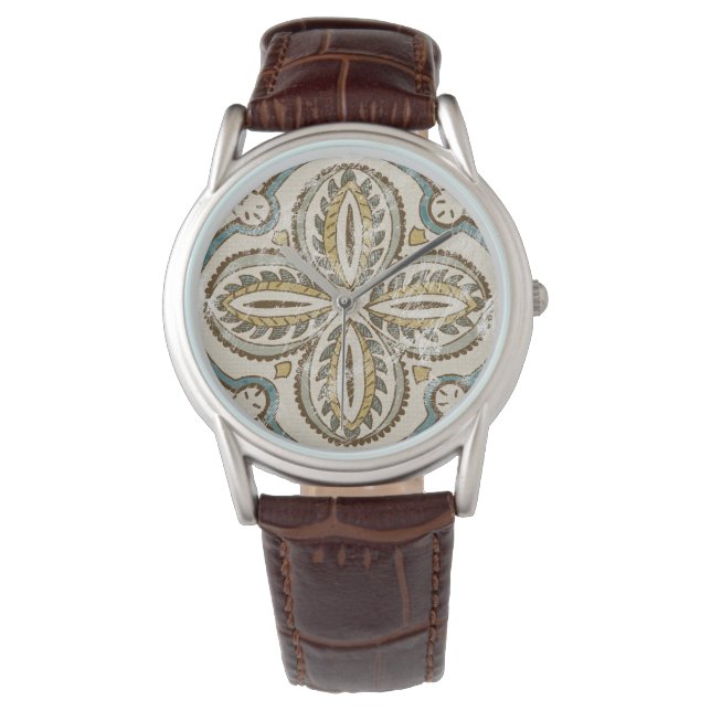 Reloj De Pulsera Plaza de Batik no embellecida III (Anverso)