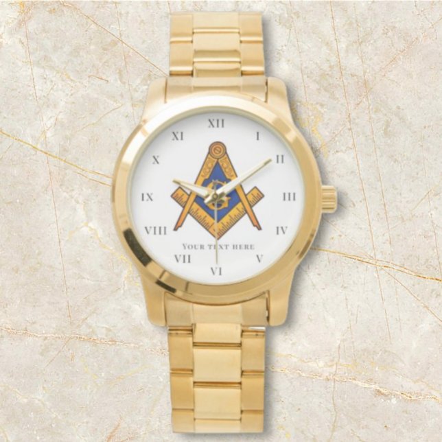 Reloj De Pulsera Plaza Freemason y Masónica de Caridad Compass (Subido por el creador)