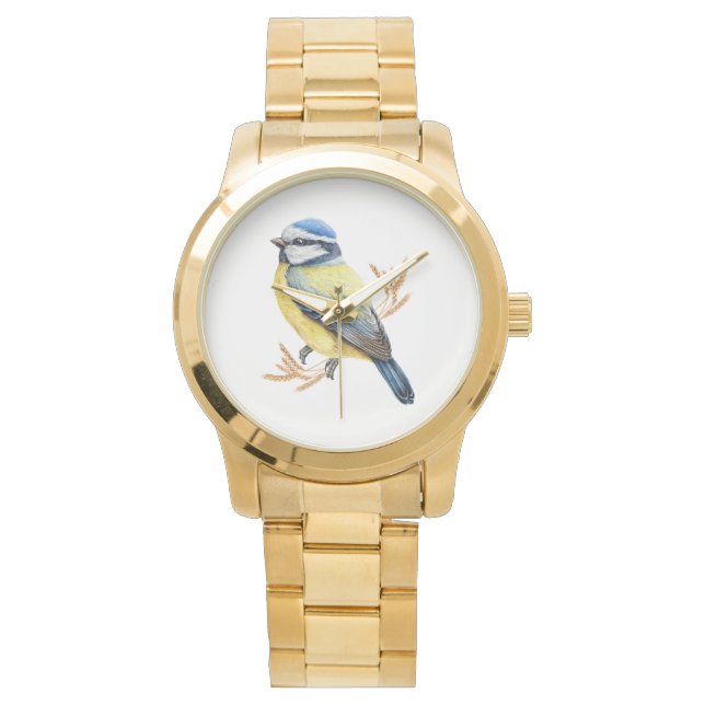 Reloj De Pulsera Plumas de oro (Anverso)