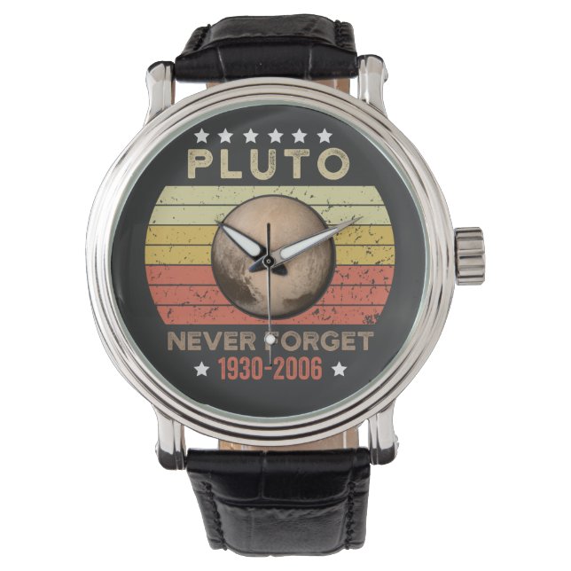 Reloj De Pulsera Pluto nunca olvida 1930-2006 (Anverso)