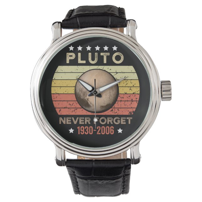 Reloj De Pulsera Pluto nunca olvida 1930-2006 (Anverso)