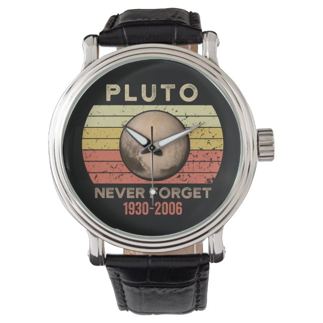 Reloj De Pulsera plutonio nunca olvida, eris, luna, astronomía, ast (Anverso)