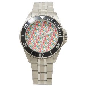 Reloj De Pulsera Poder Floral en Filas 002