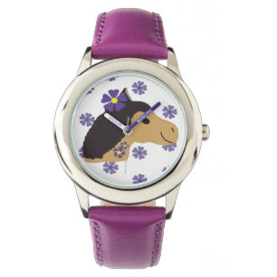 Reloj De Pulsera Poder púrpura del potro -
