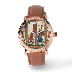 RELOJ DE PULSERA POETA ALEMANA COMO MINIATURA MEDIEVAL TEUTÓNICA DE