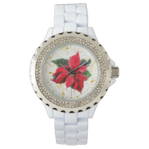 Reloj De Pulsera Poinsettia