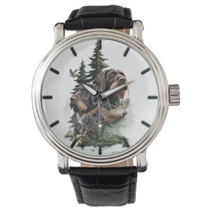 Reloj De Pulsera Pointer de pelo duro alemán