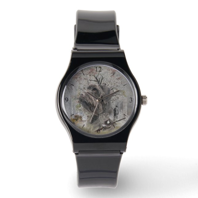 Reloj De Pulsera Pointer de pelo duro alemán (Anverso)
