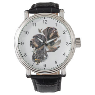 Reloj De Pulsera Pointer de pelo duro alemán