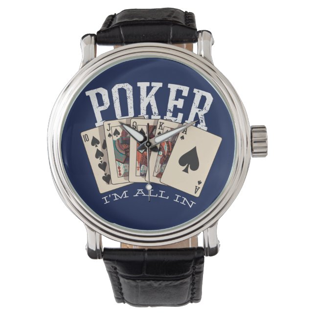 Reloj De Pulsera Poker Im All In (Anverso)