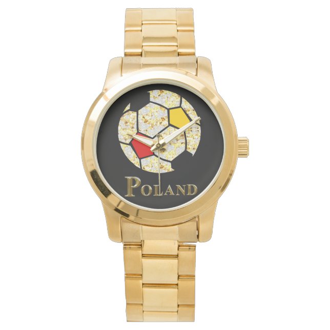 RELOJ DE PULSERA POLAND SOCCER WATCH (Anverso)
