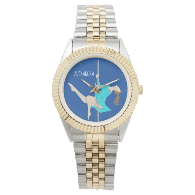 Reloj De Pulsera Pole Fitness (Anverso)