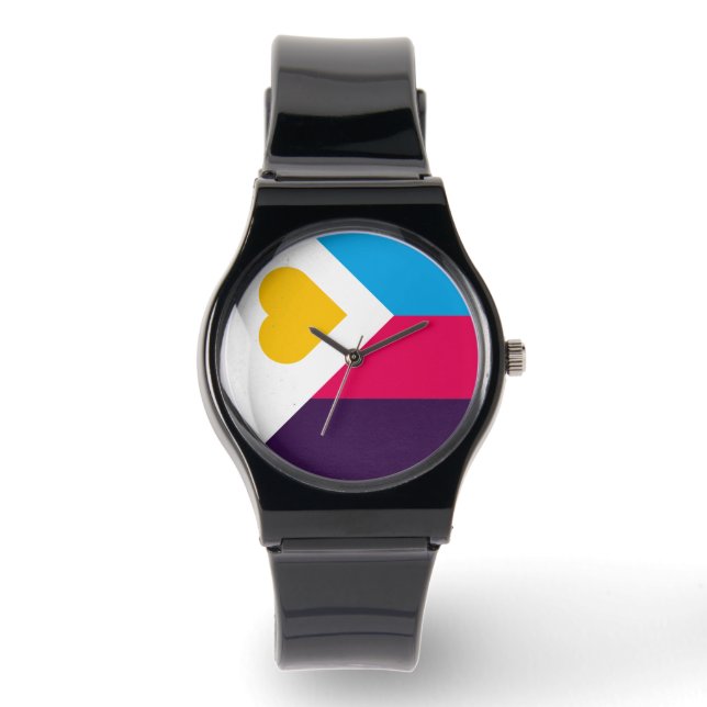 Reloj De Pulsera Poliamor (Anverso)