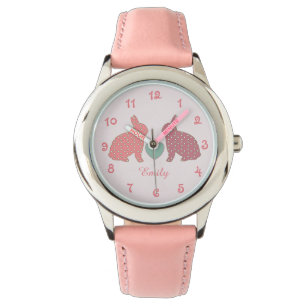 Reloj De Pulsera Polka Dot Bunnies
