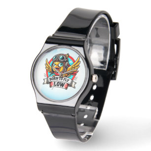 Reloj De Pulsera Pollita Aviadora