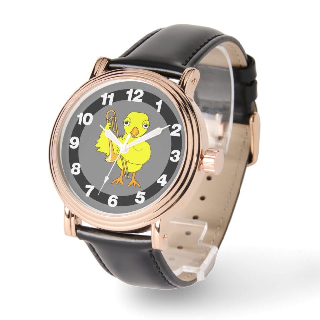 Reloj De Pulsera Pollita de trombón (Ángulo)