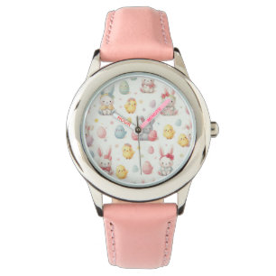 Reloj De Pulsera Pollitas y conejitos