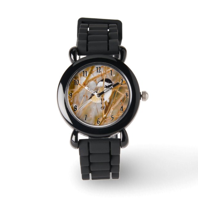 Reloj De Pulsera Pollito de punta negra - Fotografía original (Anverso)