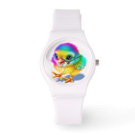 Reloj De Pulsera Pollo bebé colorido