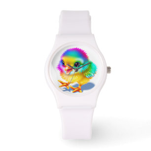 Reloj De Pulsera Pollo bebé colorido